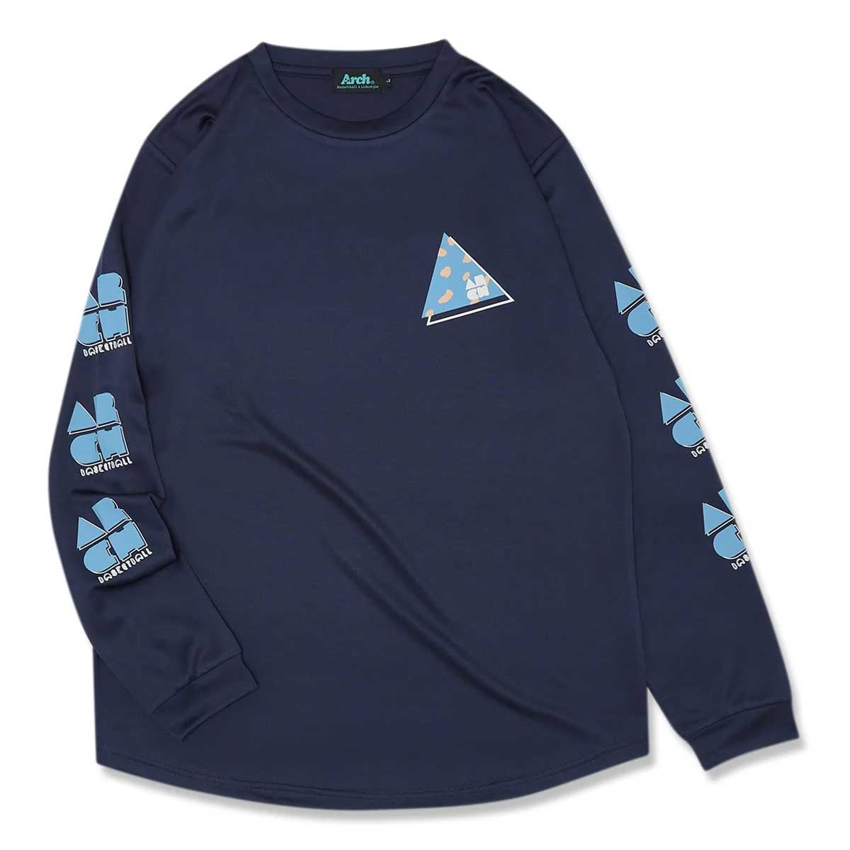 Arch block storm L/S tee バスケットウェア ロングスリーブ ロンT