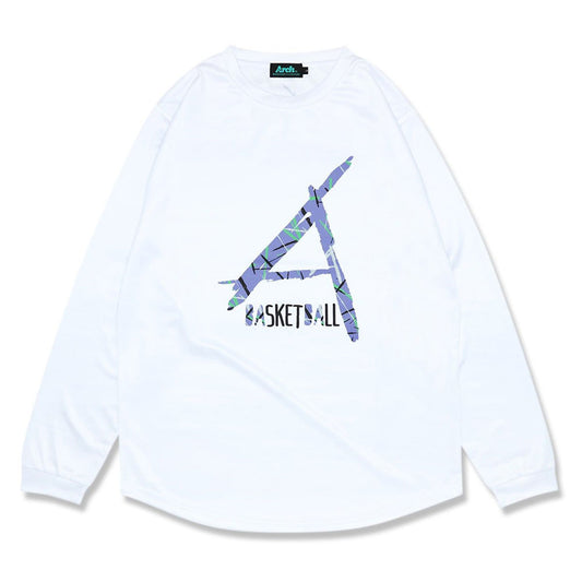 Arch scratched L/S tee basketball long sleeve t-shirt for men