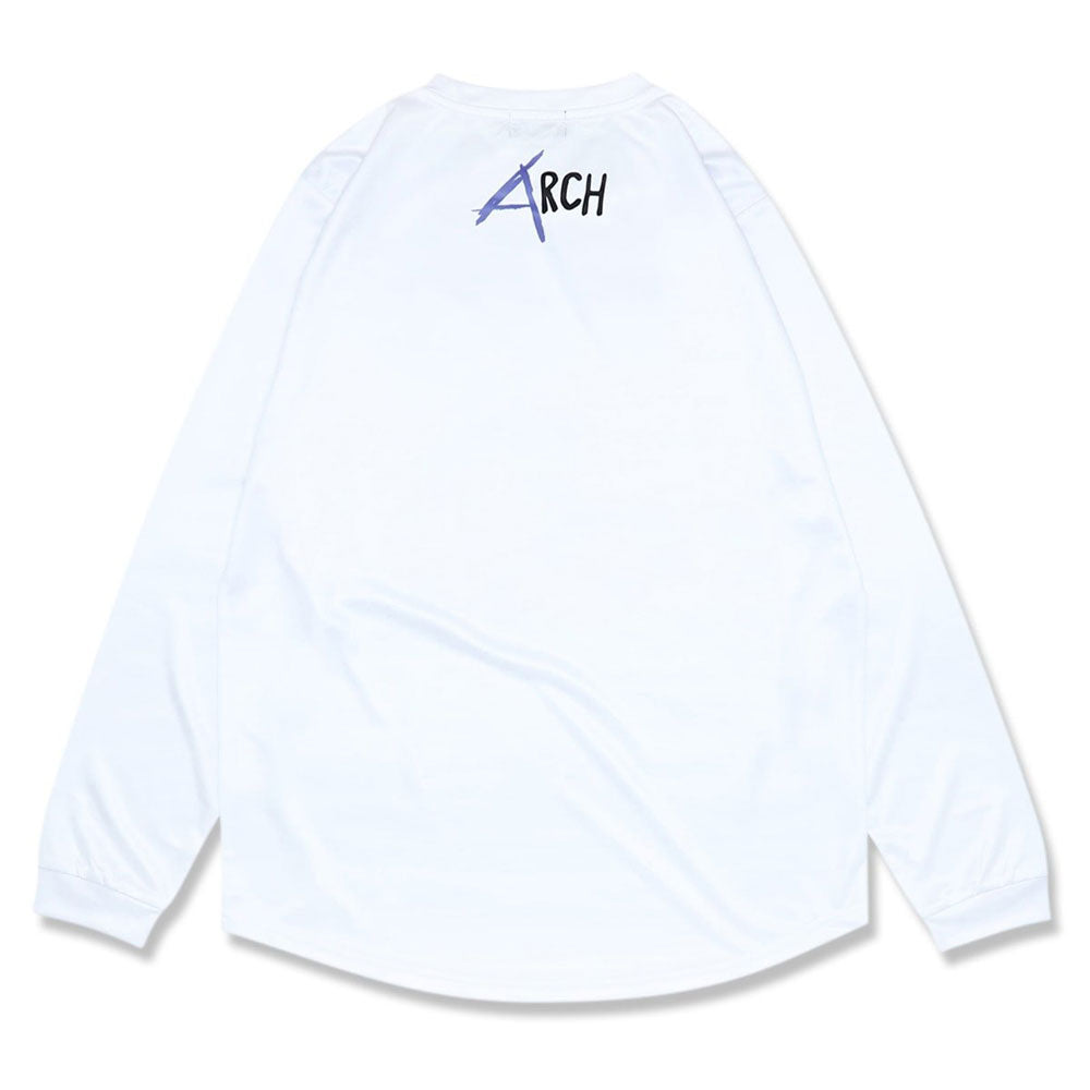 Arch scratched L/S tee バスケットボール 長袖Tシャツ メンズ