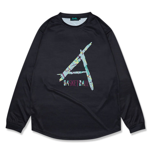 Arch scratched L/S tee バスケットボール 長袖Tシャツ メンズ