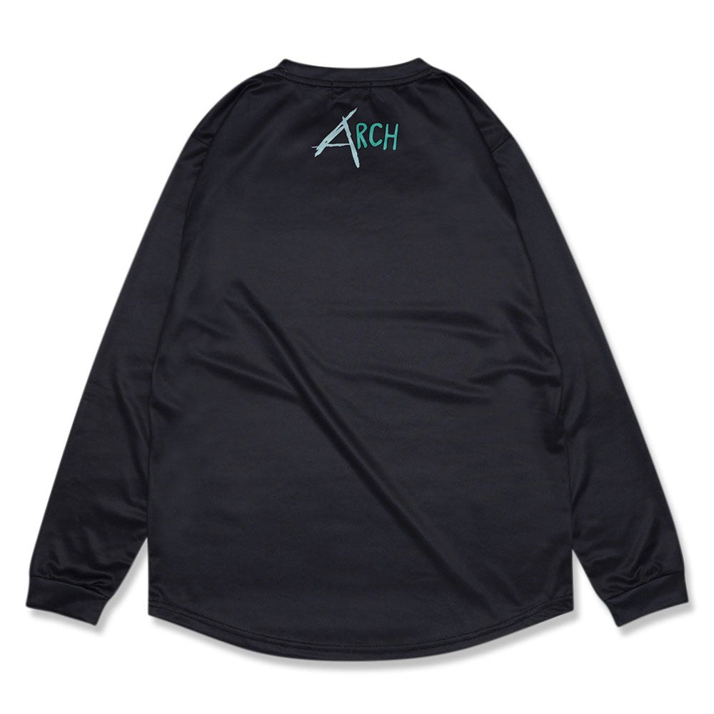 Arch scratched L/S tee バスケットボール 長袖Tシャツ メンズ