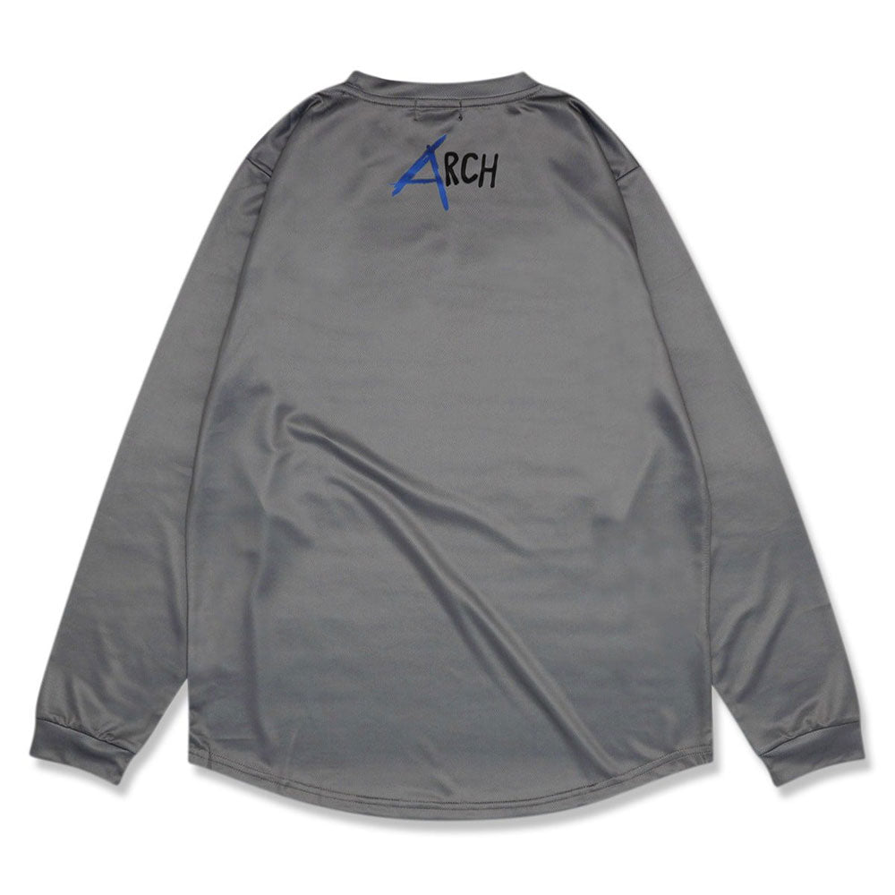 Arch scratched L/S tee basketball long sleeve t-shirt for men