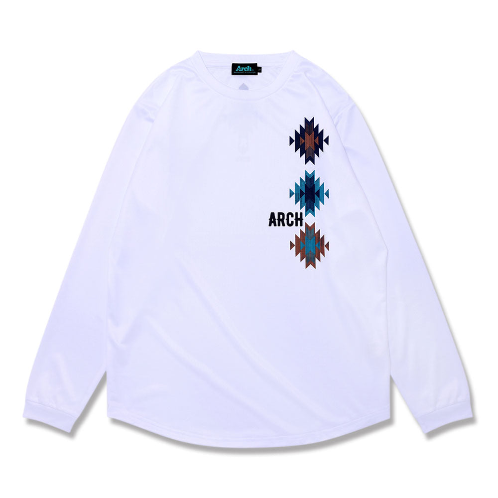 Arch native pattern L/S tee メンズ バスケットボール 長袖