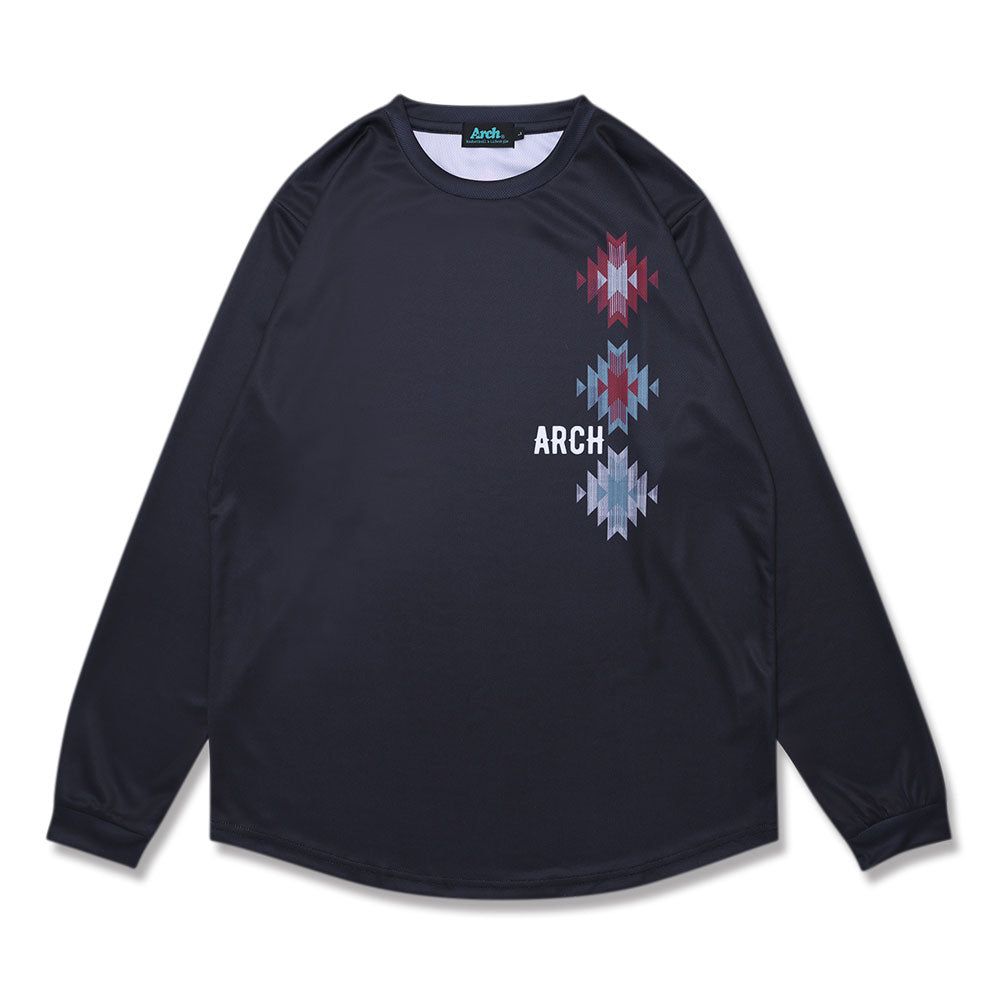 Arch native pattern L/S tee メンズ バスケットボール 長袖