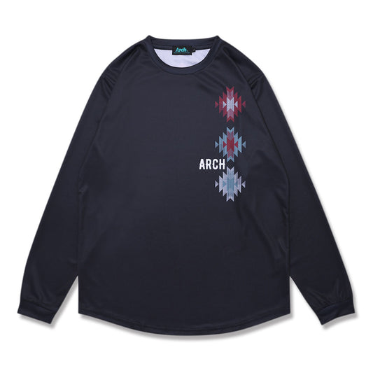 Arch native pattern L/S tee メンズ バスケットボール 長袖