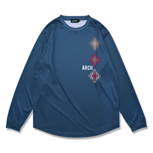 Arch native pattern L/S tee メンズ バスケットボール 長袖