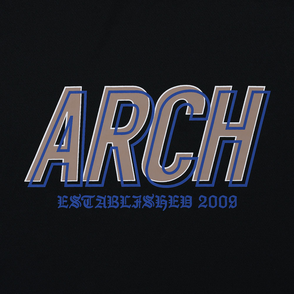 ユニセックス バスケ 長袖Tシャツ ロンT Arch shade logo L/S tee