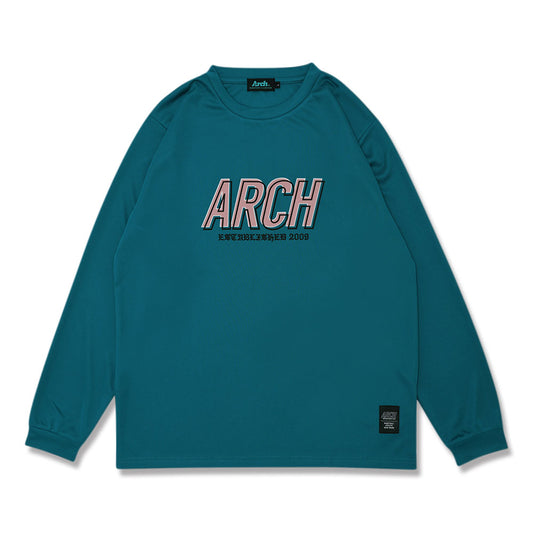 ユニセックス バスケ 長袖Tシャツ ロンT Arch shade logo L/S tee
