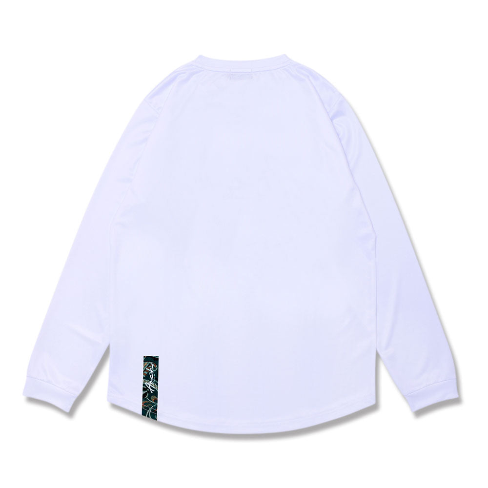 バスケ ロンT Arch gobelin fabric logo L/S tee DRY
