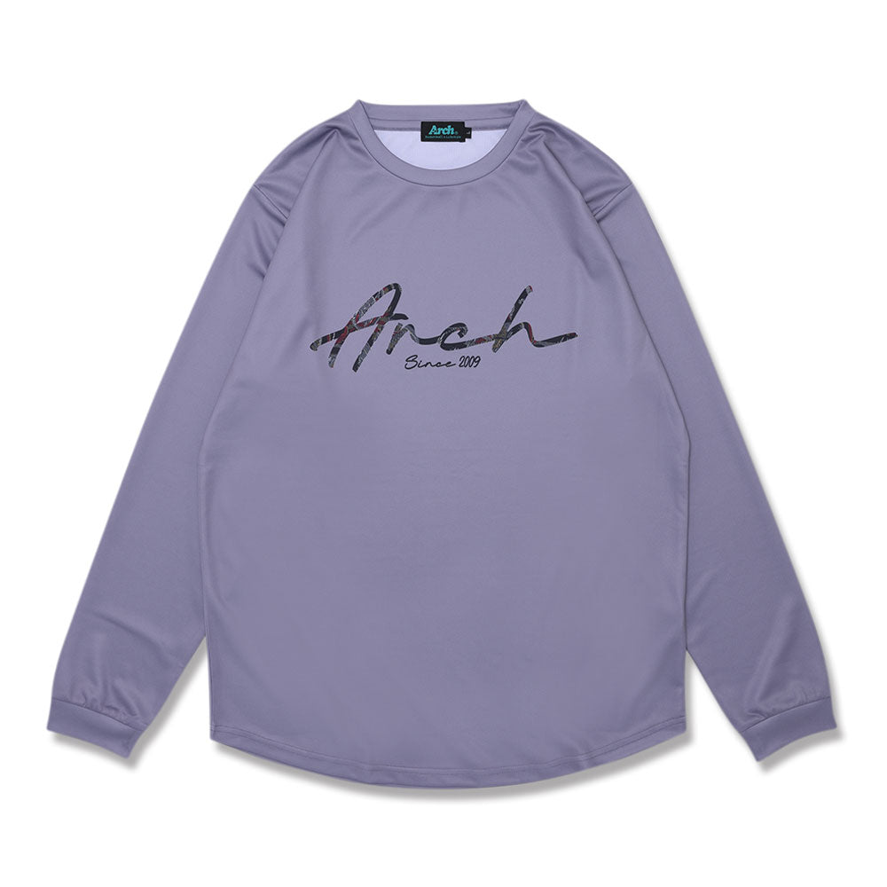 バスケ ロンT Arch gobelin fabric logo L/S tee DRY