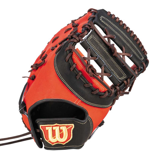 QUEEN Catcher's Mitt for Women's Softball 8L E Orange/Black