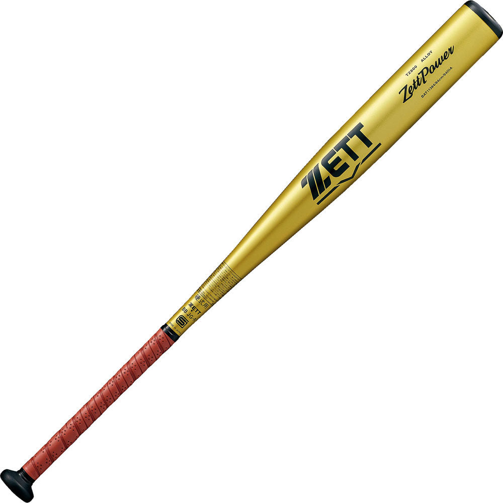 Hard Metal Bat ZettPower Baseball