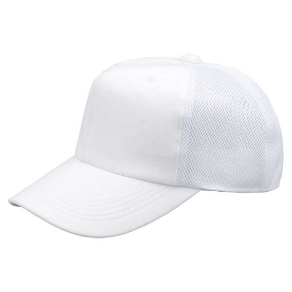 Hexagonal knit back mesh baseball cap