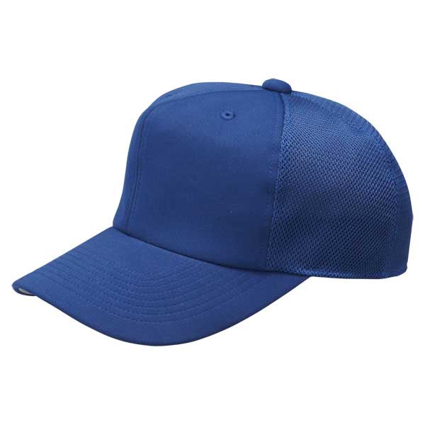 Hexagonal knit back mesh baseball cap