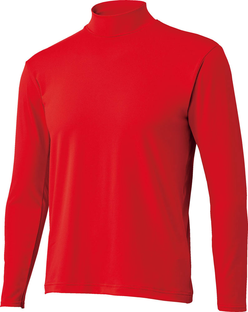 メンズ ハイネック 長袖アンダーシャツ 野球 ベースボール