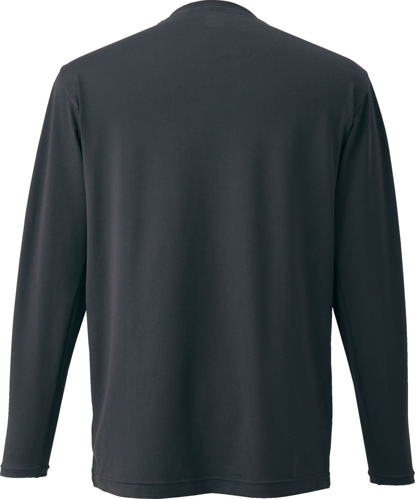 Deodorizing crew neck long sleeve undershirt for baseball, men and adults