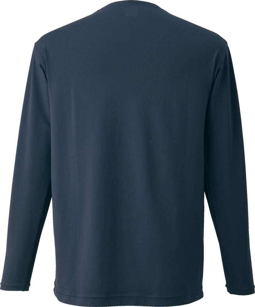 Deodorizing crew neck long sleeve undershirt for baseball, men and adults