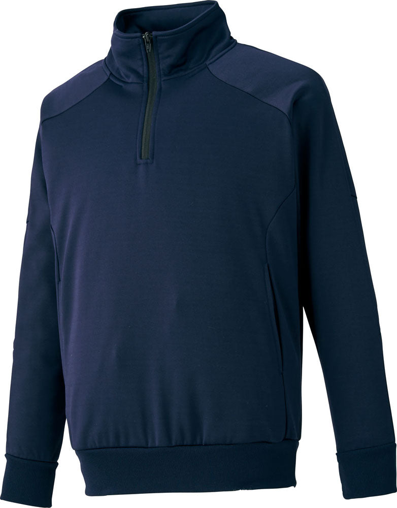 Baseball HEAT-Z fleece-lined sweatshirt half-zip jacket