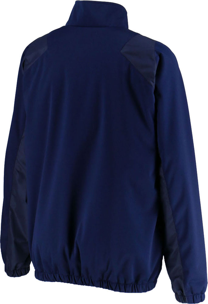 Baseball half-zip jumper, cold weather warm-up