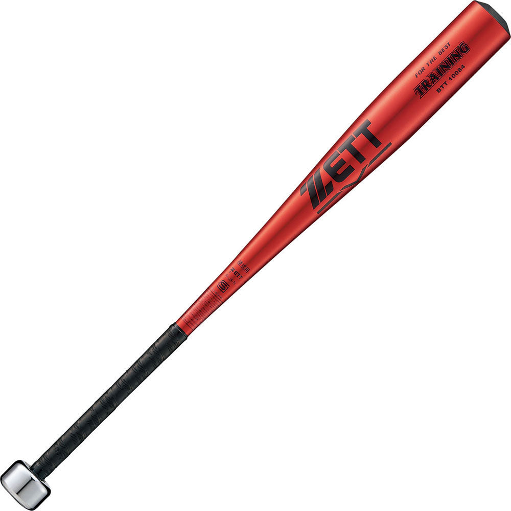 Hard metal bat training baseball