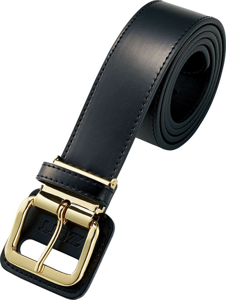 Baseball belt, shiny leather belt